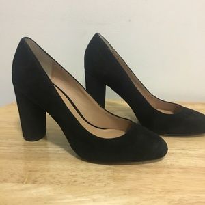 Banana Republic Suede Block Heels